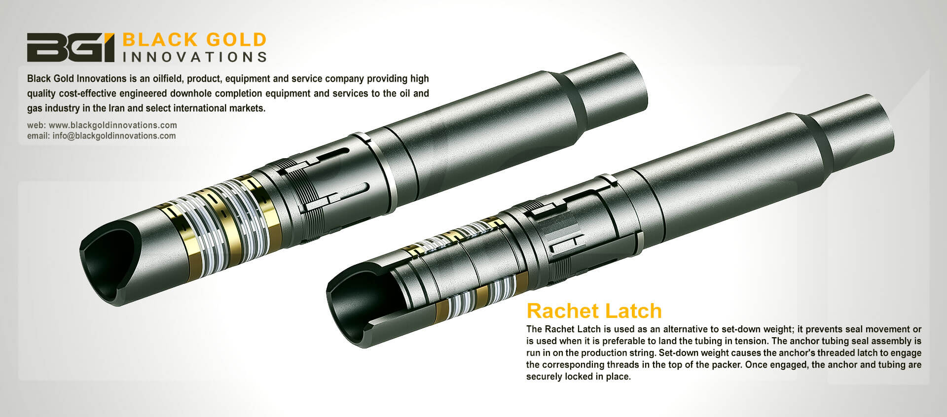 PACKER SYSTEM TOOLS-Rachet Latch