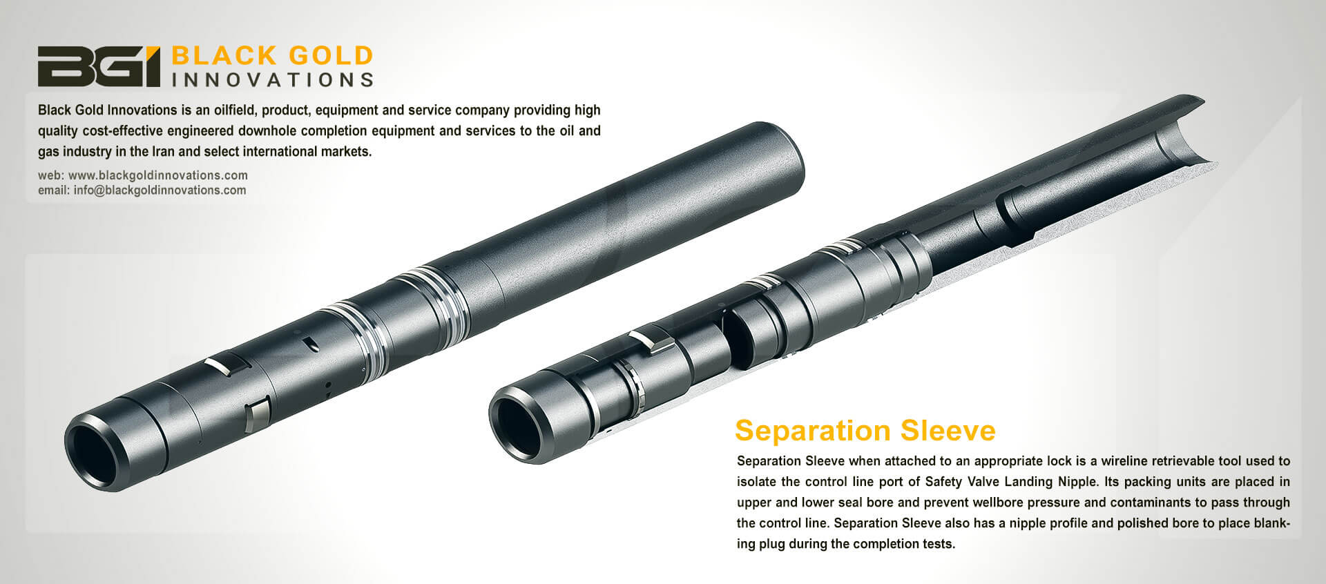 SAFTETY SYSTEM TOOLS-Separation Sleeve